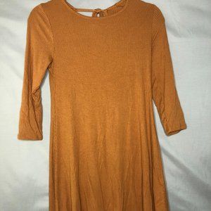 Forever 21- Mustard Dress- Size M (NEVER WORN)